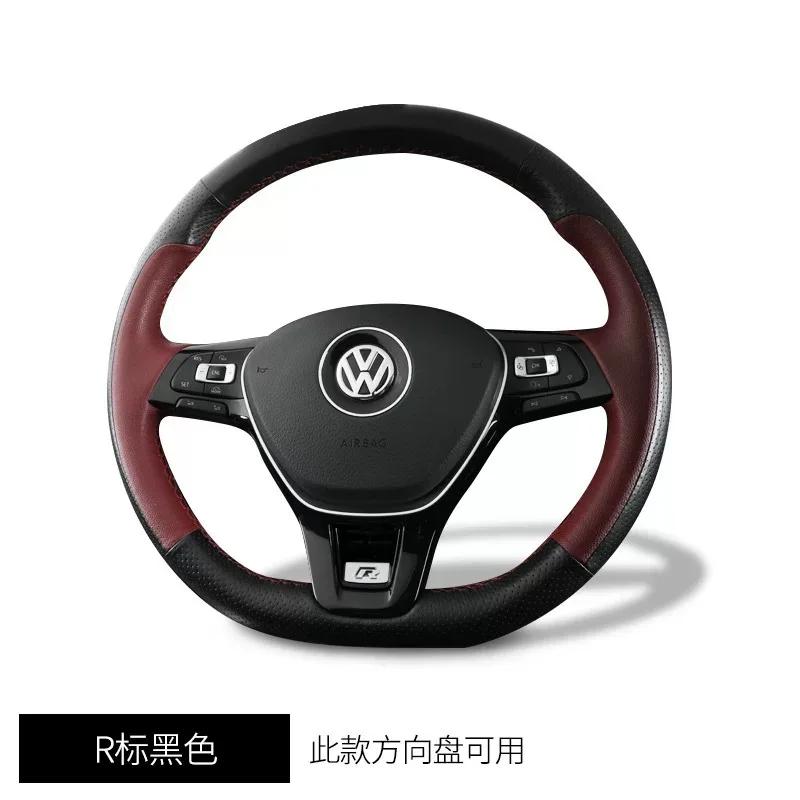 

2026 Hot For VW VOLKSWAGEN Car Steering Wheel Logo Emblem Sticker Decals for Volkswagen VW Jetta Touran POLO Golf MK4 MK5 MK7 Ti