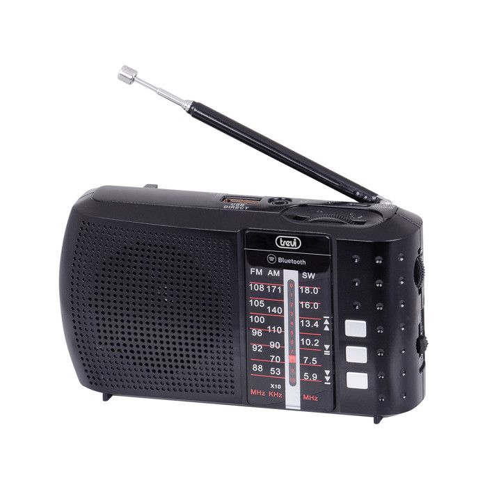 Radio Portable - Trévi - 0RA7F2000 - Analogique Et Numérique - AM, FM, SW - Bluetooth, USB