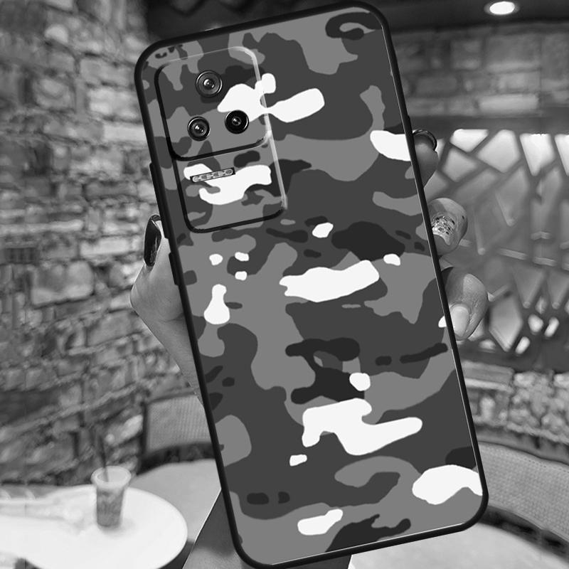 Camouflage Armeefall für Xiaomi 13 14 15 Ultra 11T 12T 13T 14T Pro POCO X7 Pro X3 X5 X6 M6 F5 F6 Pro Hülle