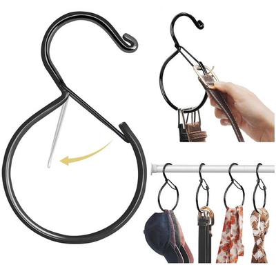 4 Pack Belt Hanger, Tie Hanger & Belt Organizer, Waterproof Belt Hanger for Closet, Ties, Scarves, Bags & Accessories