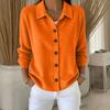 Women's Fashion Long Sleeve Cardigan Loose Fit Casual Top