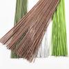 100Pcs 40Cm Floral Wire Stems Artificial Green Flower Stem Diy Floral Material Wire Stem Accessoies Wedding Home Decor