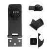 3 Digit Code Combination Lock Protect Valuables Metal Hasp Lock Multi-purpose Latch Password Lock User-friendly Design