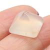 10Pcs Mini Healing Crystal Pyramid Decorative Ornament,Natural Stone with Four Sides Tapered,Reiki Crystal Point Home Decor Jewelry 14x14mm