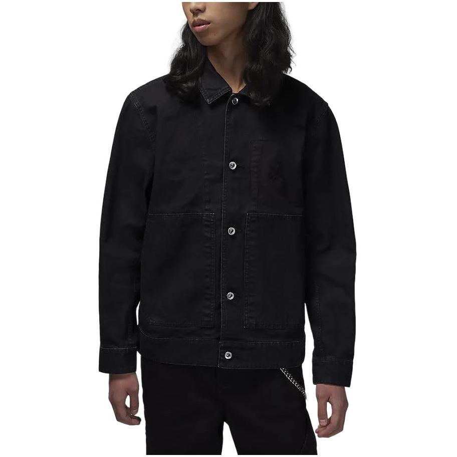 Air Jordan Essentials Chicago Jacket Asia Sizing 'Black' Men's FN4528-010