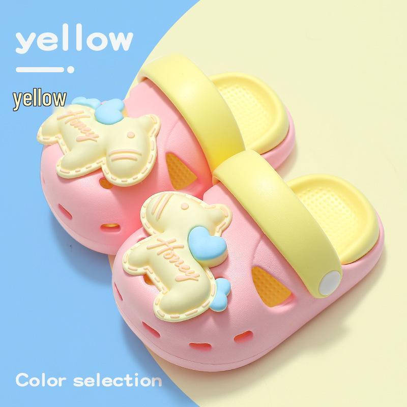

Kids Crocs-Style EVA Non-slip Summer Cartoon Slippers for Boys & Girls, Indoor & Beach Toddler Shoes. 20-21 (Insole 135mm)