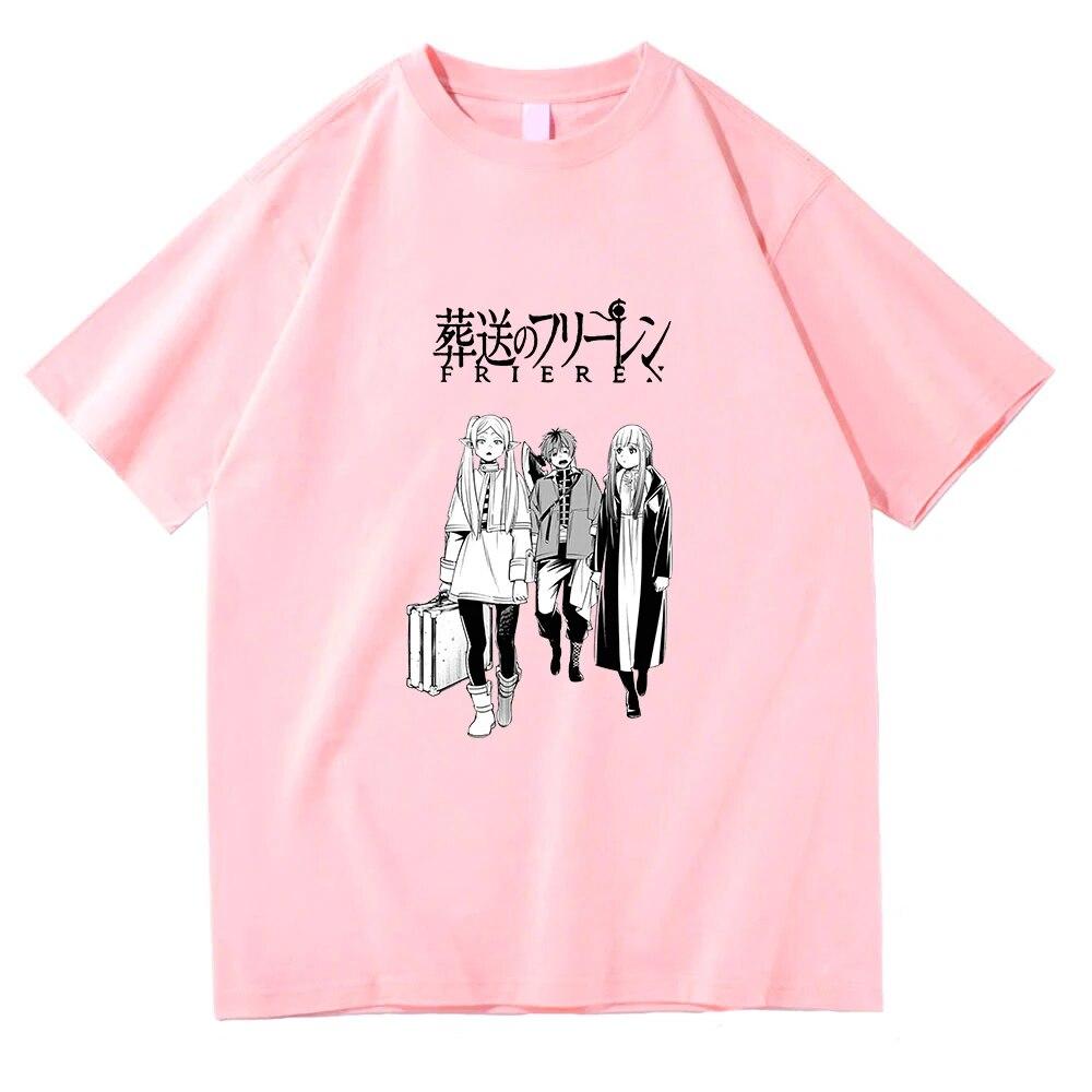 Tričko Frieren Beyond Journey's End Unisex Estetické Retro Anime Sousou No Frieren Tričko Unisex Unisexga Vintage Bavlna Trička Unisex