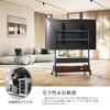 FITUEYES TV Stand K Series TV Stand with Compatible with Inch Large Load Capacity 80 with Perforated Height Large Storage Good Walnut Mount, Mobile,