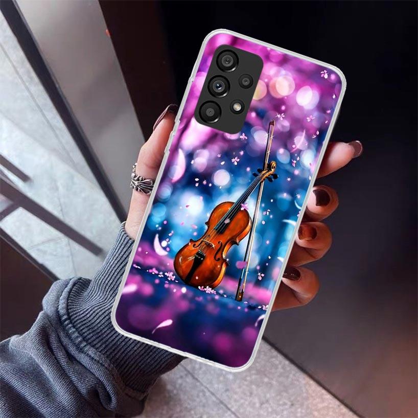 

Music Violin Phone Case For Samsung Galaxy A17 A57 A37 A16 A26 A36 A56 A15 A25 A35 A55 A14 A13 A54 A53 A34 A24 A33 A23 Galaxy A1 Samsung A25