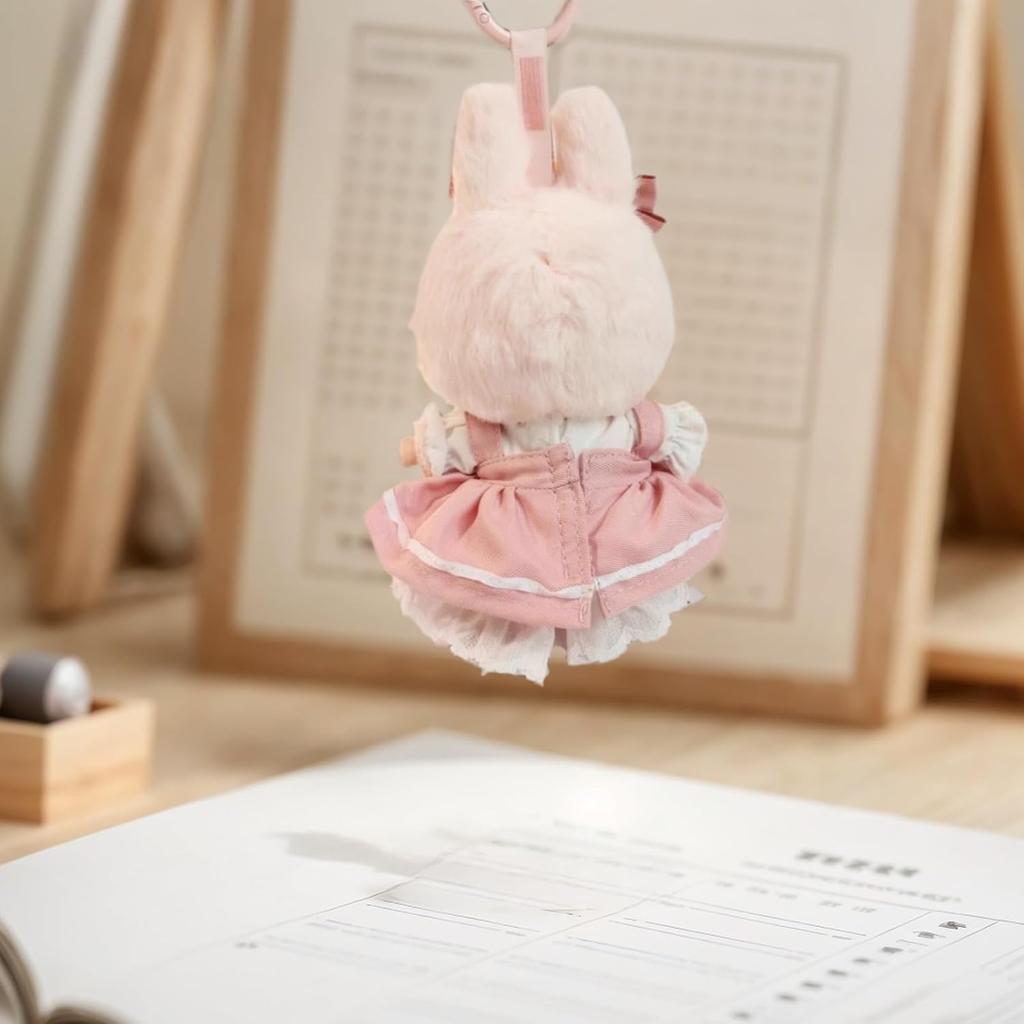 Doll Clothes Compatitable with Labubu 6.7 Inches Cute Doll Dress Up Clothes Doll Accessories for Labubu Plush Doll(NO Doll)