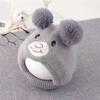 Neck Cover Baby Knitted Hat Keep Warm Bonnets Cute Bear Earflap Hat  Toddler Boy Girl