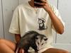 Funny Possum Sitting Shirt Western Vintage Style – Wild West Opossum Country Ranch Tee, Relaxed Chill Possum Graphic, Sit Possum Fans Gift T