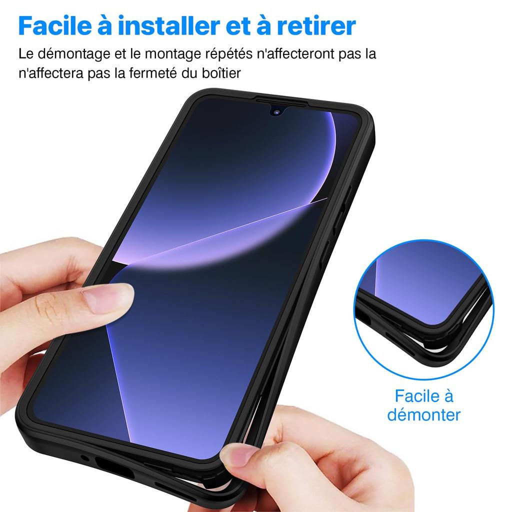 360 Vollschutzhülle für Xiaomi Redmi Note 13 12 11 11S 10 9 9S Pro Plus Max 13C 12C 12 10C 9 9A 9T 9C Doppelseitige Hülle