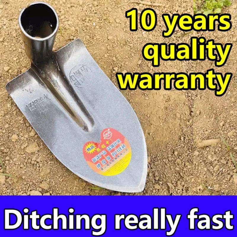 Sapă îngroșată de oțel Săpat sol Săpătura de legume de uz casnic Sapă mare Părțuire Unelte de exterior Sapă din oțel