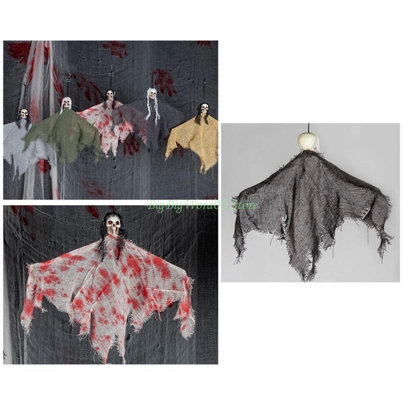 24TE Halloween Hanging Decoration Horror Hanging Taro Little Hangings for Haunted House