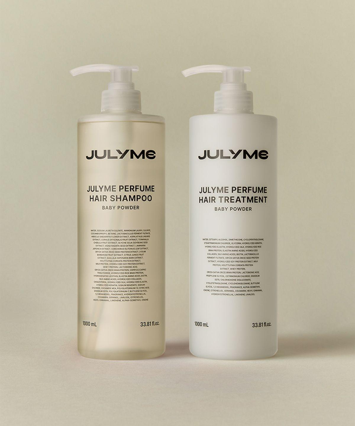 Baby Powder Perfume Hair Shampoo/Treatment 1000ml 2-Piece Set