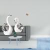 Graceful Swan And Majestic Horse Figurines for Room Office Decor Centerpiece Shelf