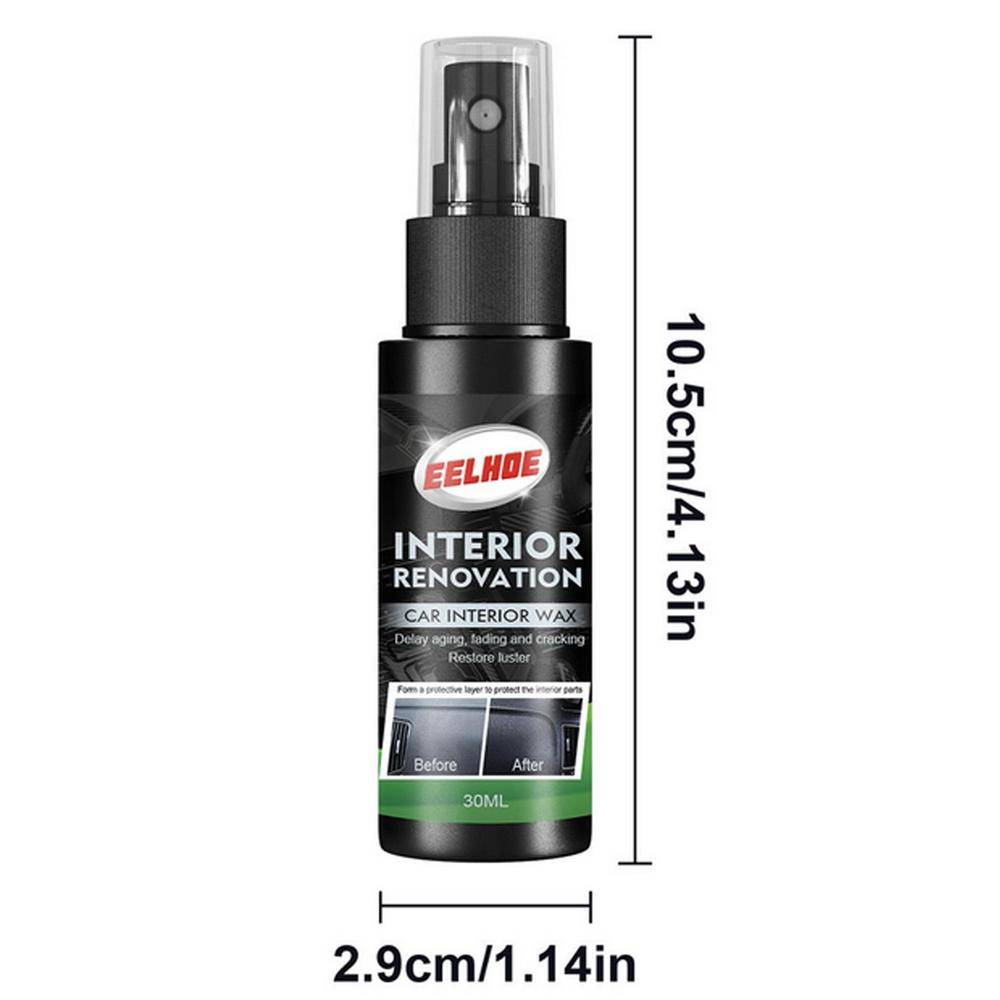 

Спрей для ремонта салона автомобиля Автомобильный салон PP Кожаный полироль Средство для ухода Многоцелевой Восстанавливает и обновляет выцветшее Для резины