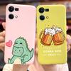 For Oppo F21 Pro 4G Case Oppo Reno7 CPH2363 Cute Fashion Cartoon Cover Soft Silicone Phone Case For Oppo Reno 7 F21Pro 4G Bumper