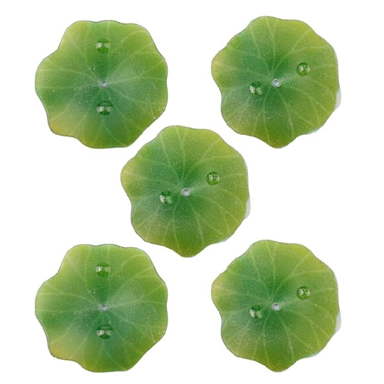 

5pcs Resin Flower/Leaf Embellishment Jewelry Making Supply Hair Accessories Kits