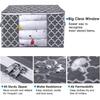 WISELIFE Storage Bags, Large Blanket Clothes Organization and Storage Containers for Bedding, Comforters, Foldable Organizer with Reinforced Handle,