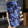 Shiny Blue Butterfly Printed Silicone Phone Case For iPhone 17 16 15 11 13 12 14 Pro Max 16e 17e Air 16 Plus XR XS X Soft Cover
