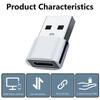 Metal USB Type C Female To USB2.0 Male Adapters 10Gbps Data Converters OTG Adapters for Phone Laptops