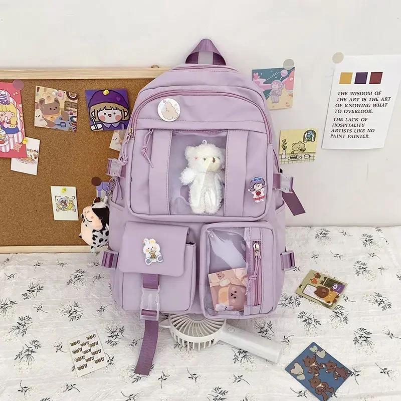 

Високоякісний шкільний рюкзак для дітей. Студентський рюкзак Kawaii. Рюкзак великої місткості. Модна розкішна сумка для відпочинку для дівчат. Нове