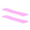 2Pcs Silicone False Eyelash Holder Pads Easy Eyelash Removal Reusable Eyelash Extension Forehead Sticker for Grafting Eyelashes Rose Red Small Wavy