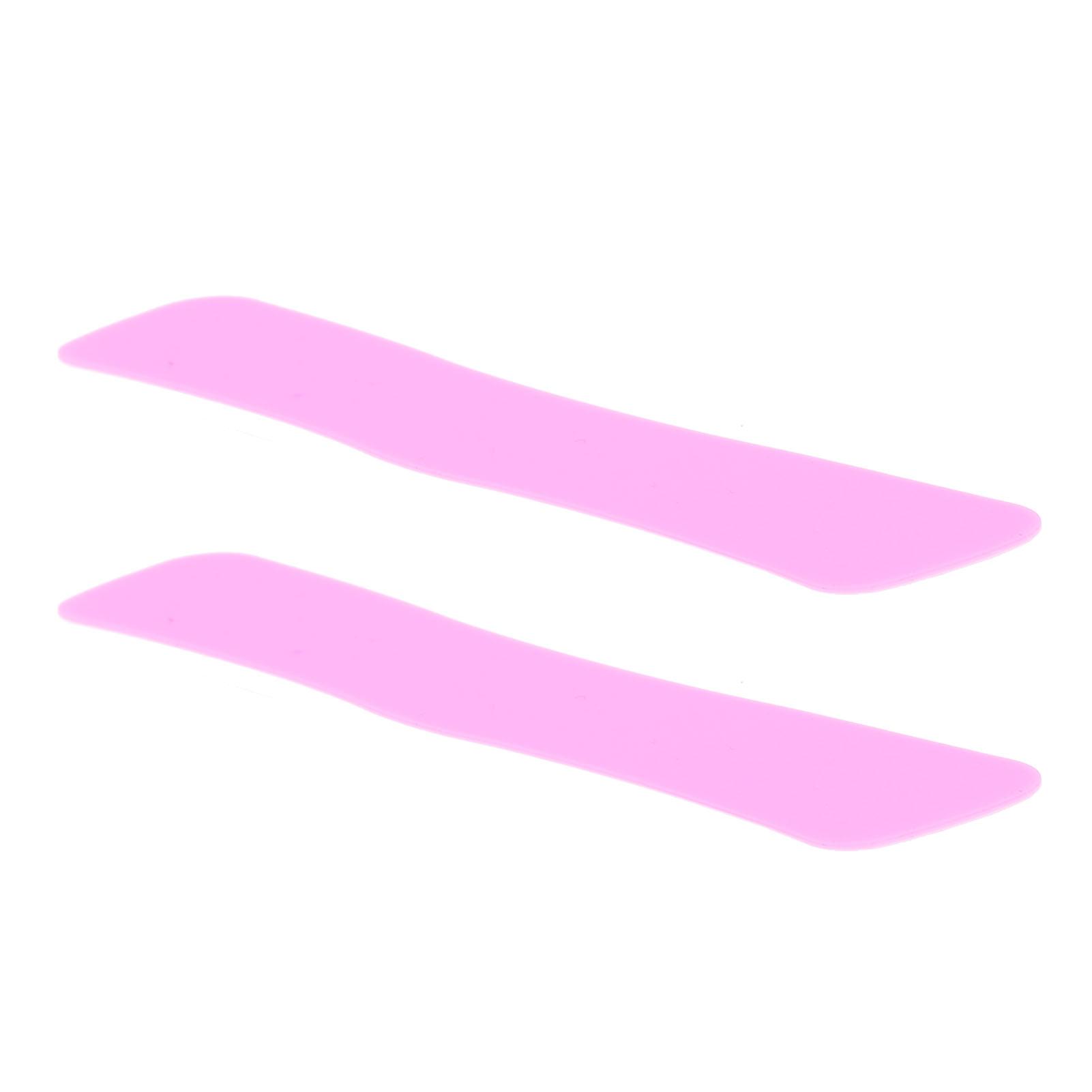 

2Pcs Silicone False Eyelash Holder Pads Easy Eyelash Removal Reusable Eyelash Extension Forehead Sticker for Grafting Eyelashes Rose Red Small Wavy
