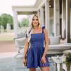 IHUASU Spring Summer Chic Commuter Halter Cowboy Dress