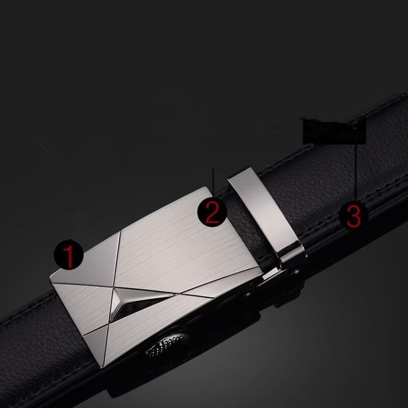TLXT Men s Automatic Buckle PU Leather Belt