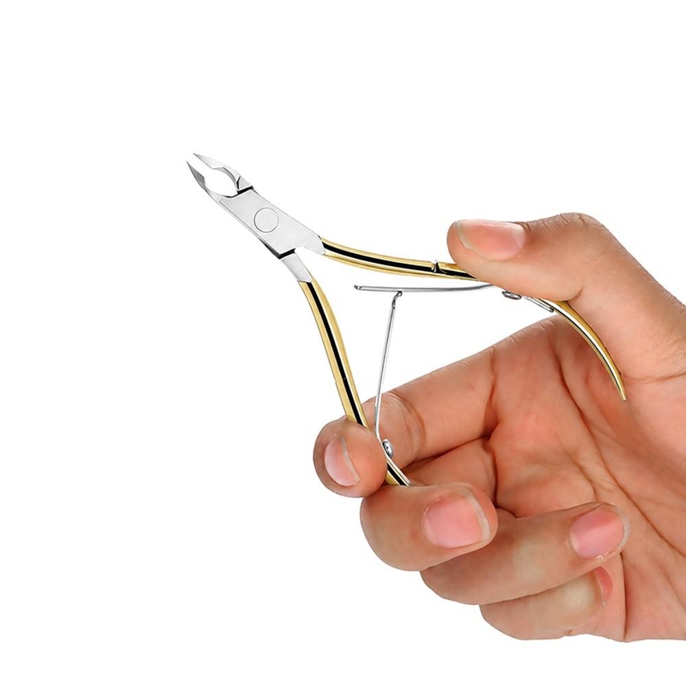 Gold Dead Skin Scissor Stainless Steel Toenail Trimmer Pedicure Nail Cutter Pedicure Use