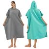 Ultrafine Fiber Hooded Beach Bathrobe and Portable Changing Towel