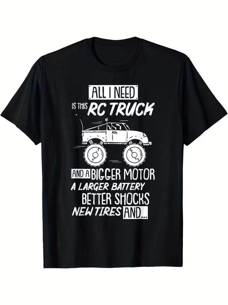 Funny RC Racing Cars RC Trucks Radio Control Cars Sayings Mens T Shirts S разноцветный