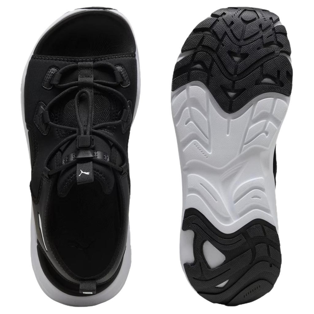 Puma Hypnotic Sandal Unisex Black White Sandals 401653-02