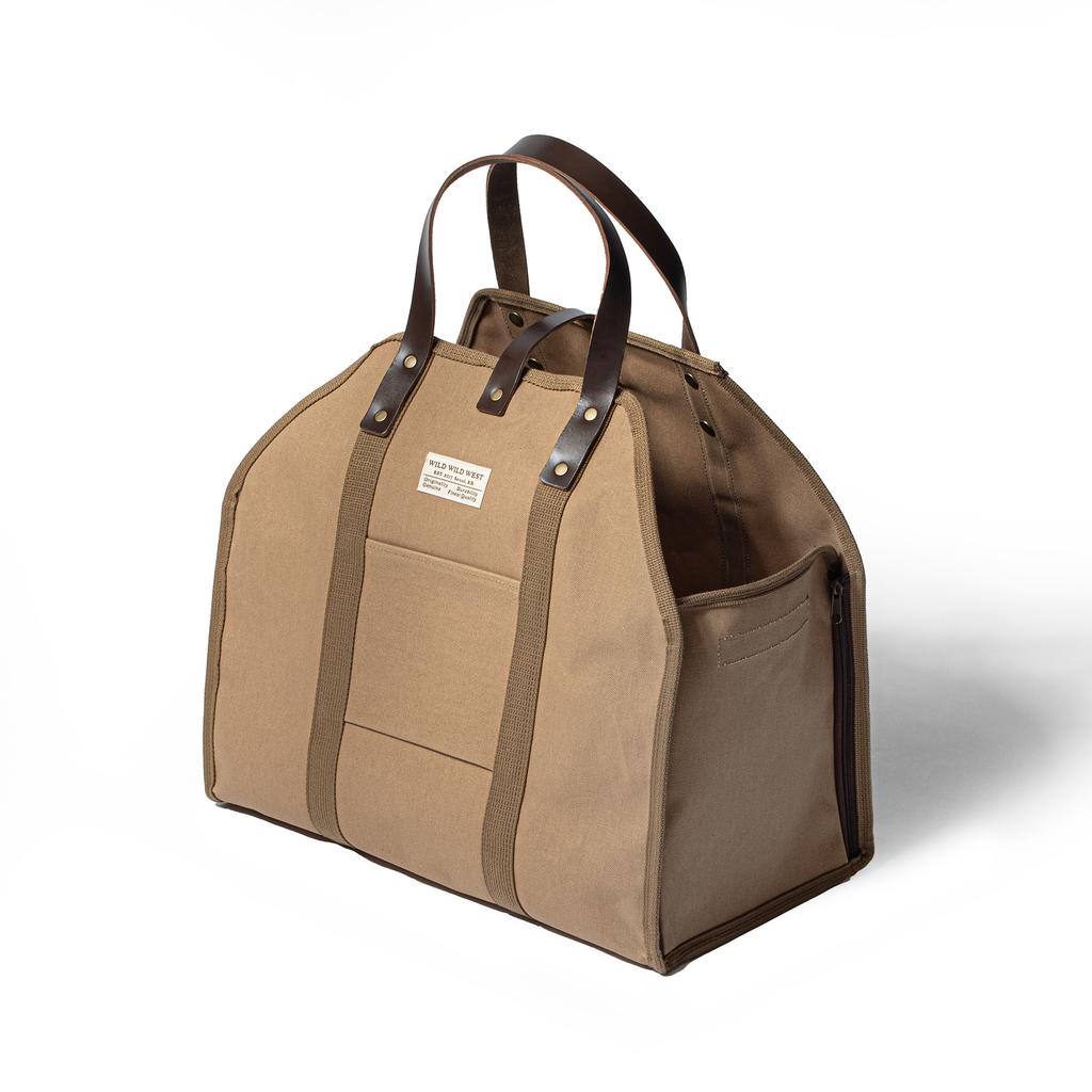 Wild Wild West Heavy Canvas Log Carrier