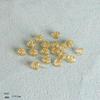 Retro 02 Gilded Beads: Transparent White Beading for DIY Jewelry & Accessories