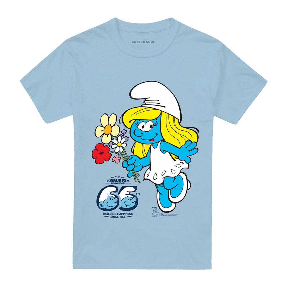 The Smurfs Unisex Adult Smurfette Anniversary T-Shirt