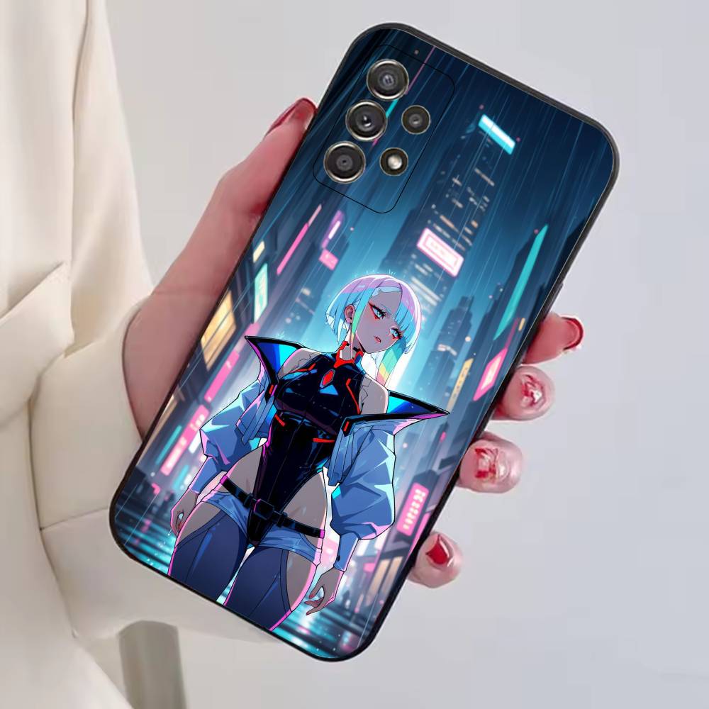 Custodia per Telefono Gioco C-Cyberpunk Silicone Nero Morbido Per Samsung S25,S24,S21,S22,S23,S30,Ultra,S20,Plus,Fe,Lite