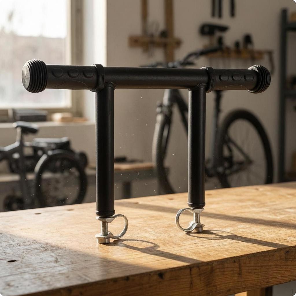 Wheelchair Push Handle Extender Matte Finish Extension Handlebar Brackets