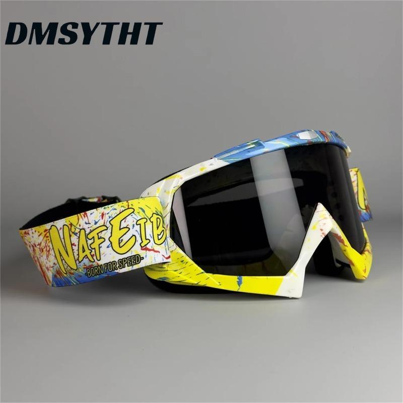 Non-polarized Motorcycle Goggles for Men Women Motocross Glasses Safety Protective Night Vision Helmet Goggles Vintage Driving Eyeglasses
