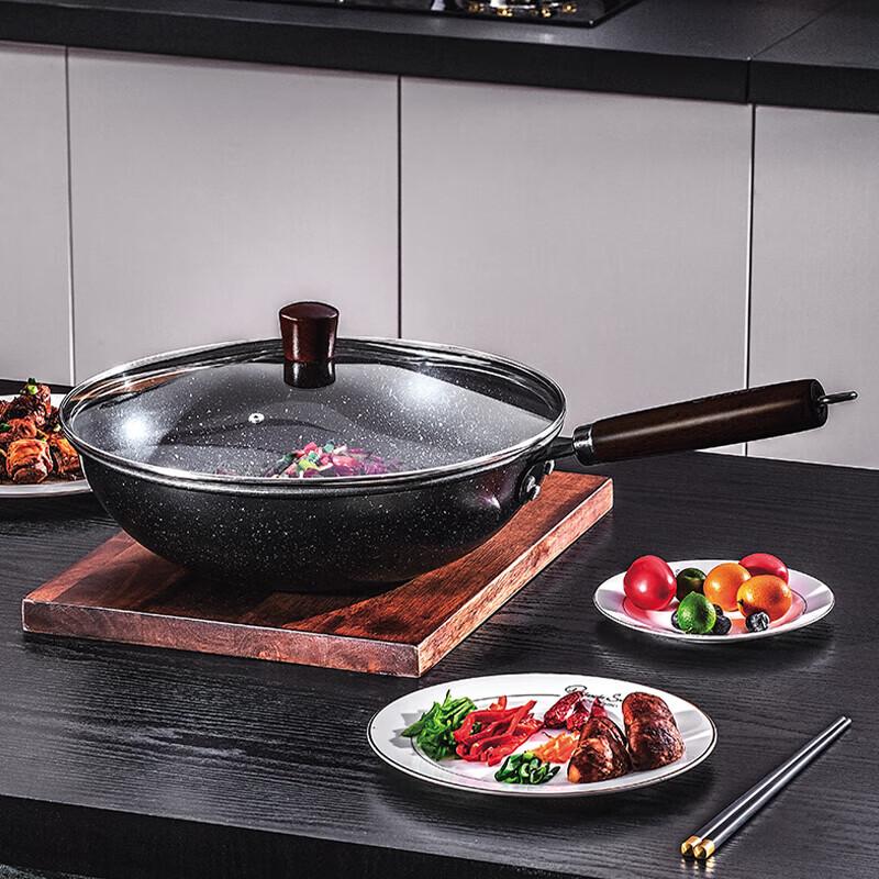 Royalstar 32cm Maifan Stone Non-Stick Wok