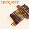 3Pcs Handmade Chinese Calligraphy Brushes Set ,Chinese Traditional Calligraphy Brush,Painting Writing Kanji Art Watercolor Brush