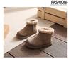 2025 Winter Baby Schneestiefel: Warm, wadenhoch, mit Samt gefüttert, flache Sohle, runde Spitze