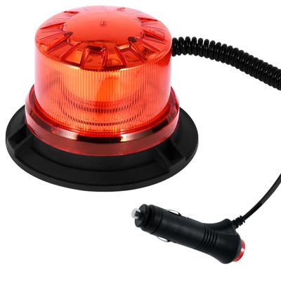 LED Beacon Lights 12 To 24V 48 LED Warning Flashing Lights Waterproof Safety High Brightness LED Emergency Flashing Light