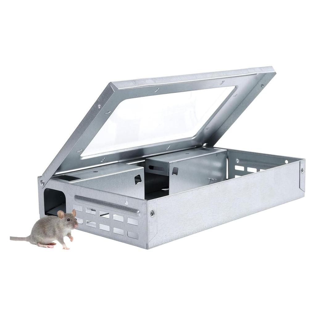 Humane Mouse Traps Indoor for Home, Live Mouse Trap Outdoor for Pest Control, Safe Catch and Release Mice Trap for Garage & Shed