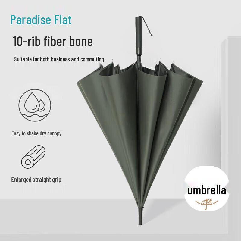 Long-Handle UV Protection Windproof Straight Umbrella