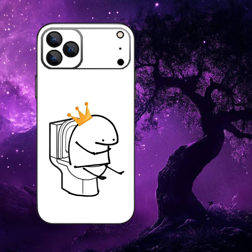 

celular flork Phone Case For iPhone 17,16,15,14,13,12,Pro,Max,Plus,E,SE4,Air,Mini Black Soft Box iPhone13