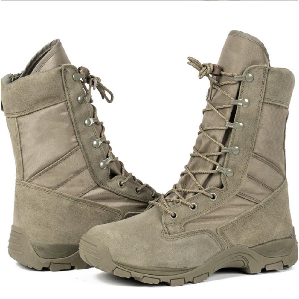 Fashion Men's outdoor boots mountaineering training lightweight waterproof tactical boots mountaineering shoes